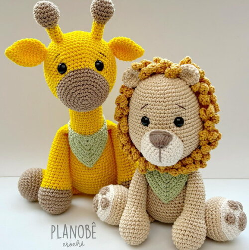 Amigurumi Safari de Crochê