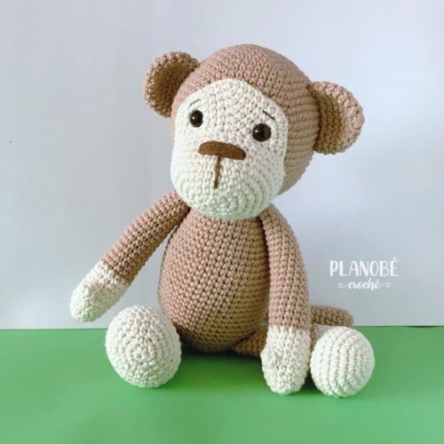 Amigurumi Macaco de crochê