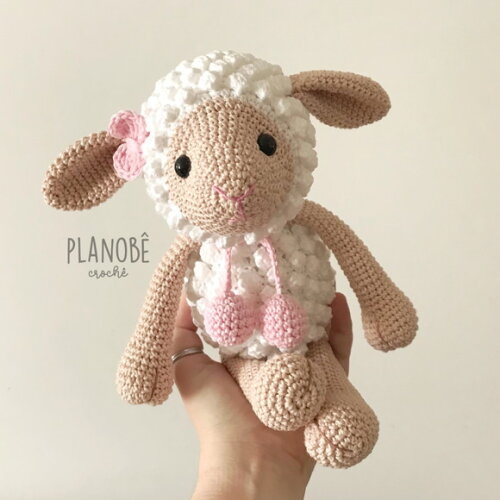 Amigurumi Ovelha de crochê