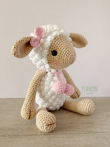 Amigurumi Ovelha de crochê