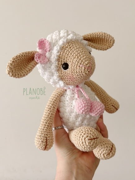 Amigurumi Ovelha de crochê