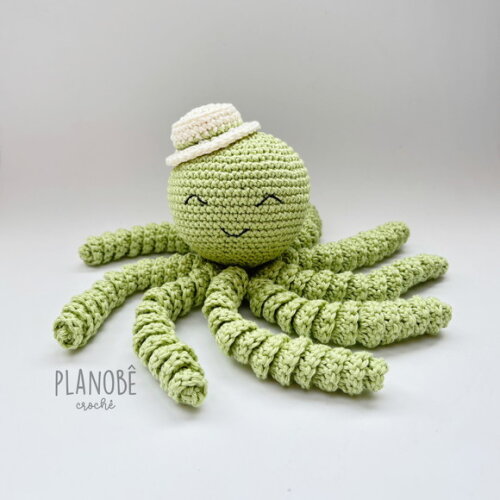 Amigurumi Polvo Soninho de crochê