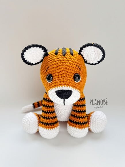 Tigre Amigurumi de crochê
