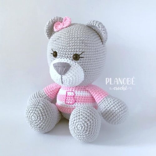Amigurumi ursinha de crochê