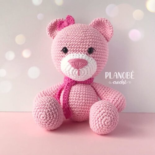 Amigurumi ursinha de crochê