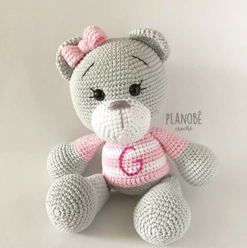 Amigurumi ursinha de crochê