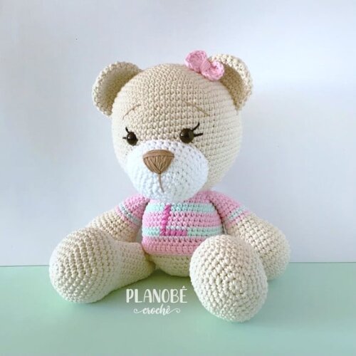 Amigurumi ursinha de crochê