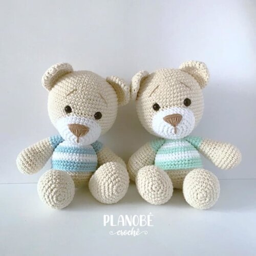 Amigurumi urso de crochê