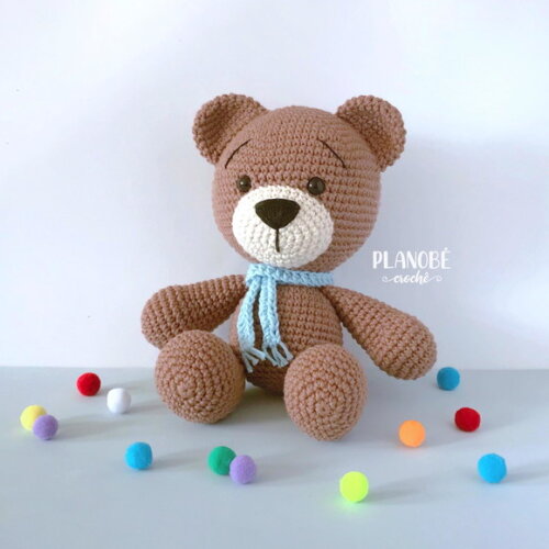 Amigurumi ursinho de crochê