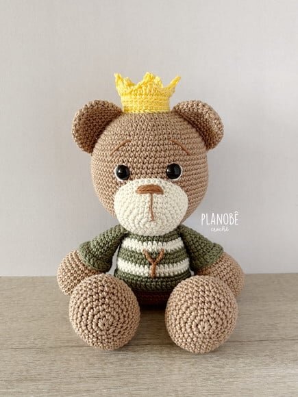 Amigurumi urso de crochê