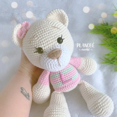 Amigurumi ursinha de crochê