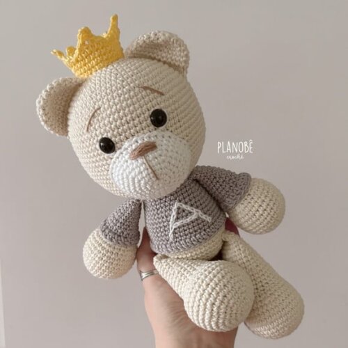 Amigurumi urso de crochê