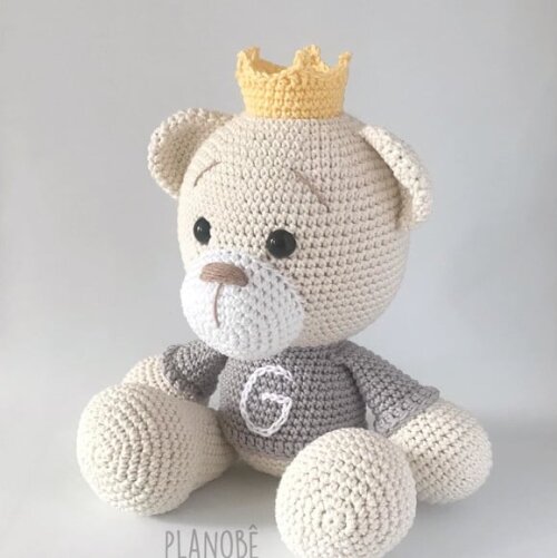 Amigurumi urso de crochê