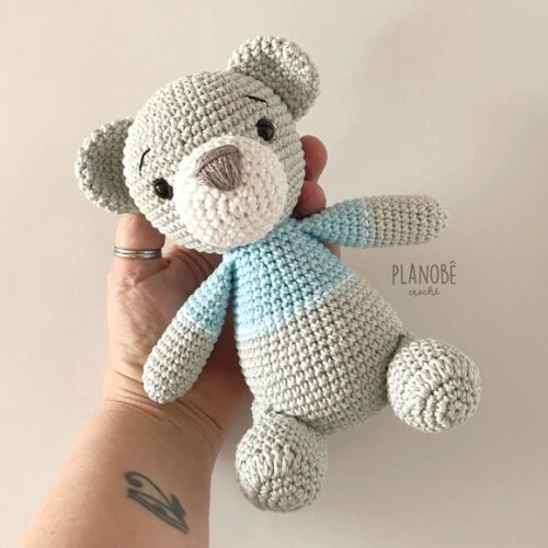 Amigurumi ursinho de crochê