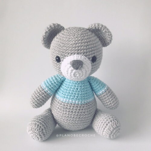 Amigurumi ursinho de crochê