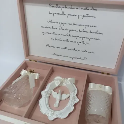 Caixa Casamento Convite Padrinhos