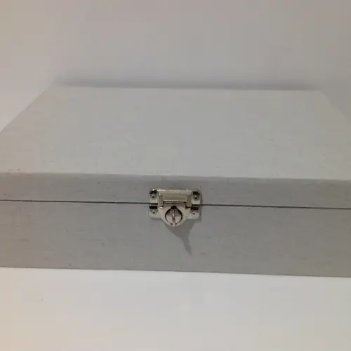 Caixa Linho Cinza Menino
