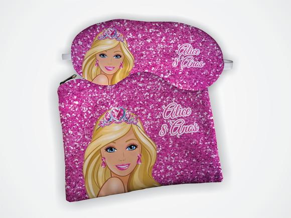 Kit Personalizado Necessaire + Mascara Barbie