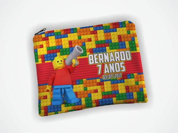 Necessaire 19x13cm Personalizada Lego