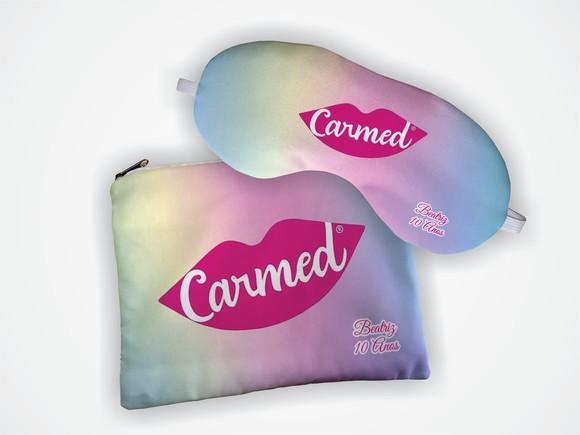 Kit Lembrancinha Necessaire + Mascara Carmed
