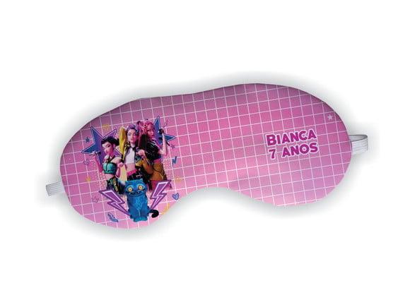Lembrancinha Mascara Dormir Personalizada Guerreiras K-pop