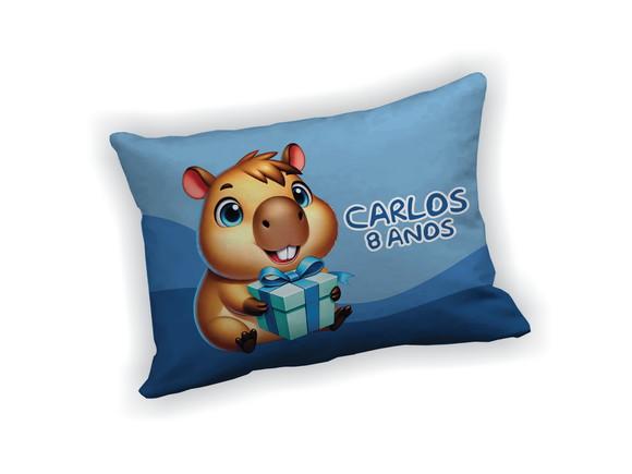 Almofada 18x28cm Personalizada Capivara