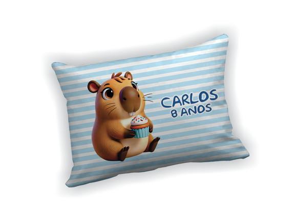 Almofada 18x28cm Personalizada Capivara