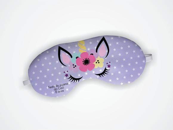 Mascara Dormir Personalizada Unicornio