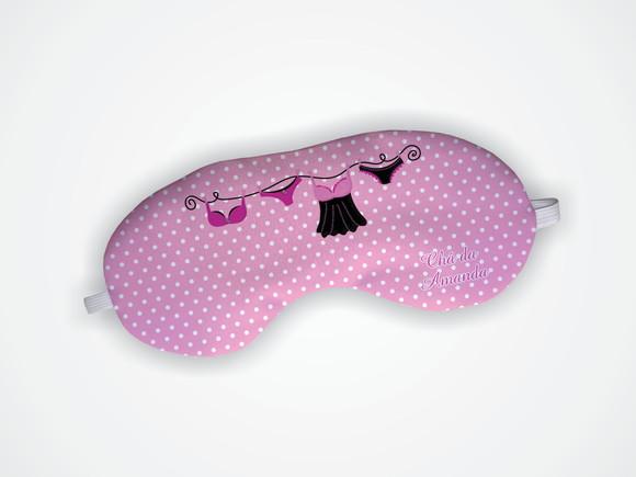 Mascara Dormir Chá de Lingerie
