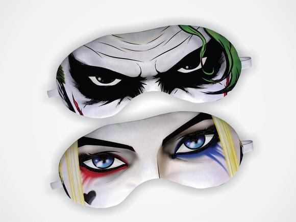 Mascara Dormir Coringa e Arlequina