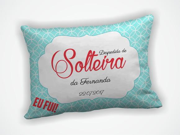 Almofada 18x28cm Personalizada Despedida de Solteira