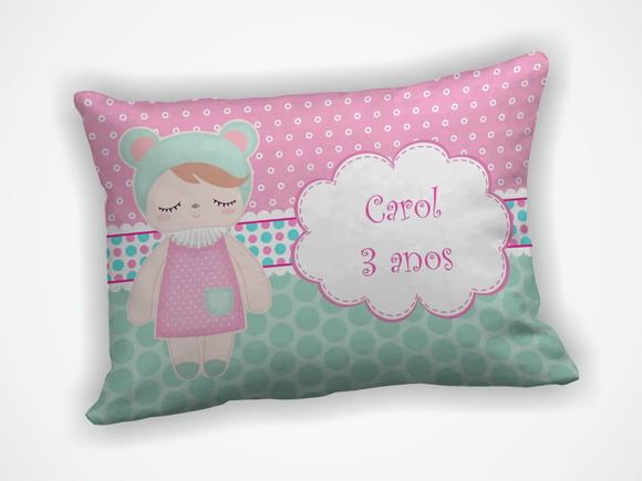 Almofada 18x28cm Personalizada Boneca Metoo