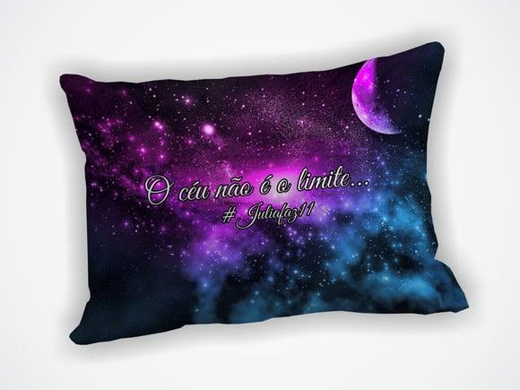 Almofada 18x28cm Personalizada Galáxia