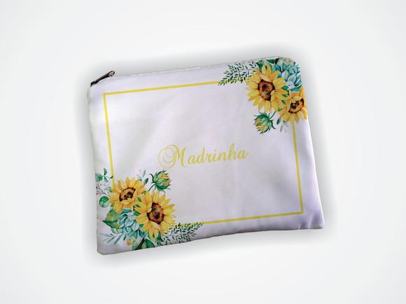 Necessaire Personalizada 15 Anos Girassol