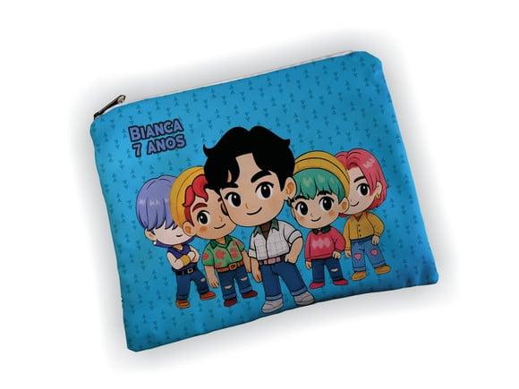 Lembrancinha Necessaire 19x13cm Festa Guerreiras K-pop