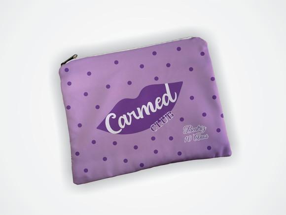 Necessaire 19x13cm Carmed Roxo