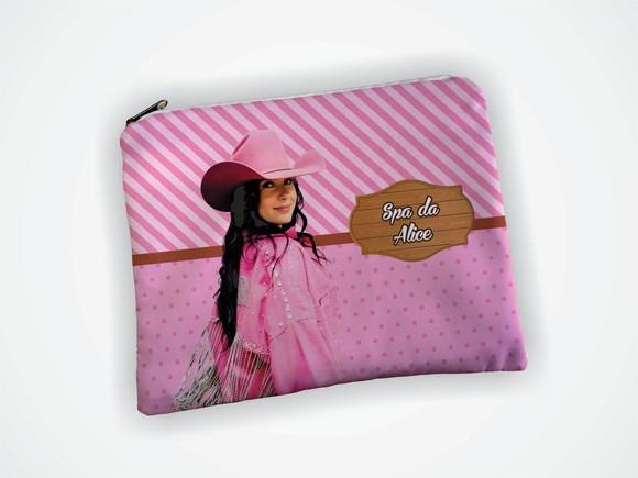 Lembrancinha Necessaire 19x13cm Aniversario Ana Castela