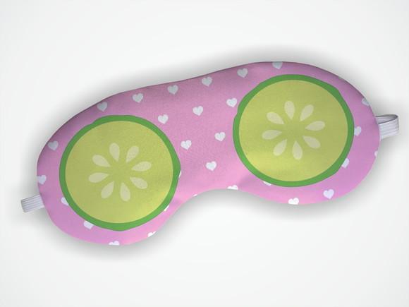 Lembrancinha Mascara Dormir Spa Rosa