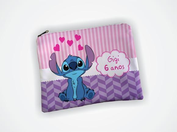 Lembrancinha Necessaire 19x13cm Personalizada Stitch