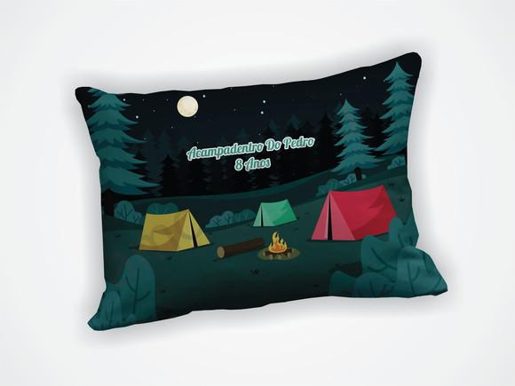 Almofada 18x28cm Personalizada Acampamento