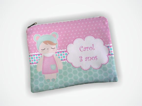 Necessaire Personalizada Boneca Metoo