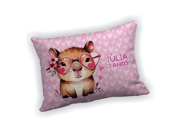Almofada 18x28cm Personalizada Capivara