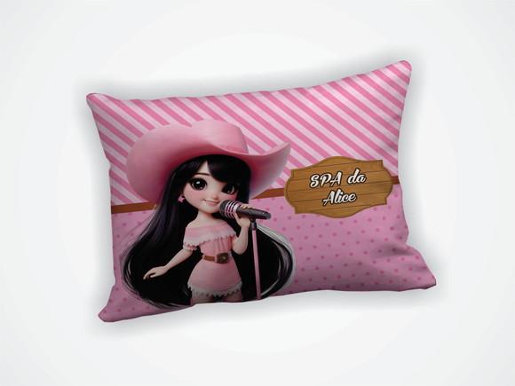 Lembrança Mini Almofada 18x28cm Personalizada Ana Castela