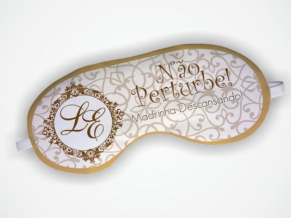 Mascara Dormir Personalizada Casamento