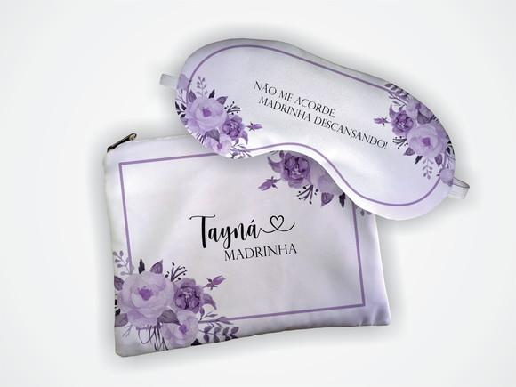 Kit Necessaire + Mascara Madrinha Lilás