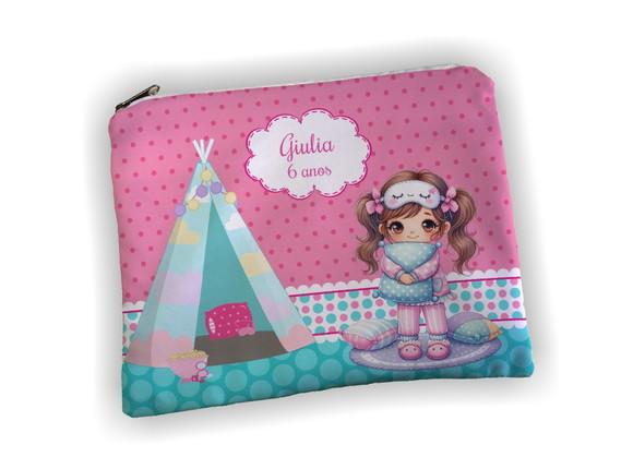 Lembrancinha Necessaire 19x13cm Personalizado Festa Pijama