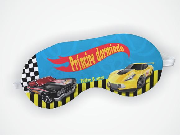 Máscara Dormir Hotwheels