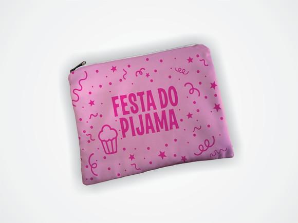 Lembrancinha Necessaire 19x13cm Personalizado Festa Pijama