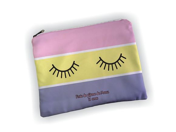 Lembrancinha Necessaire 19x13cm Spa Festa Pijama