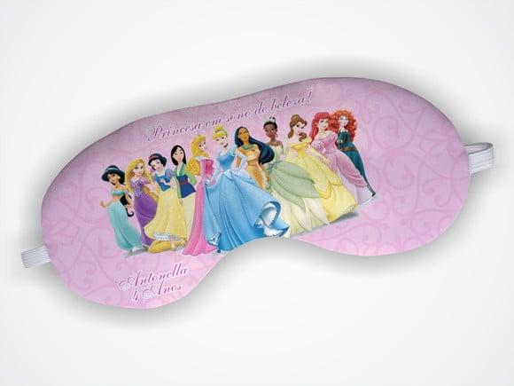 Lembrancinha Mascara Dormir Princesas